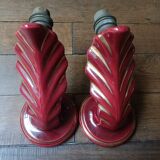 Pair of Art Deco wall sconces by Henri Chatard