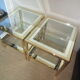 Pair of LANCEL sofa tips