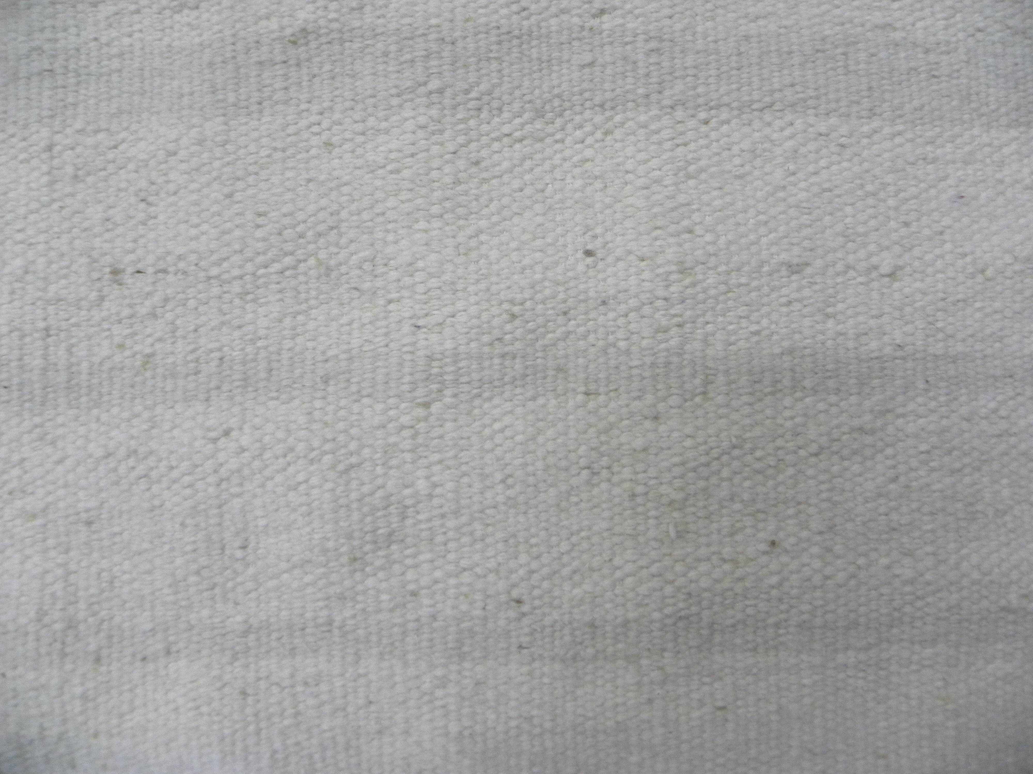 Hand-knotted Traditional Artisan Rug in Beige Ecru without Pattern