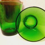 Set 6 green Vereco glasses