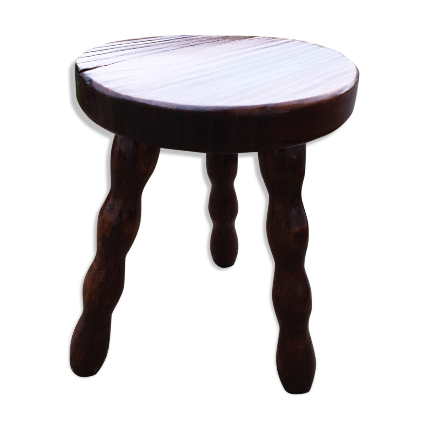 Tripod wooden stool
