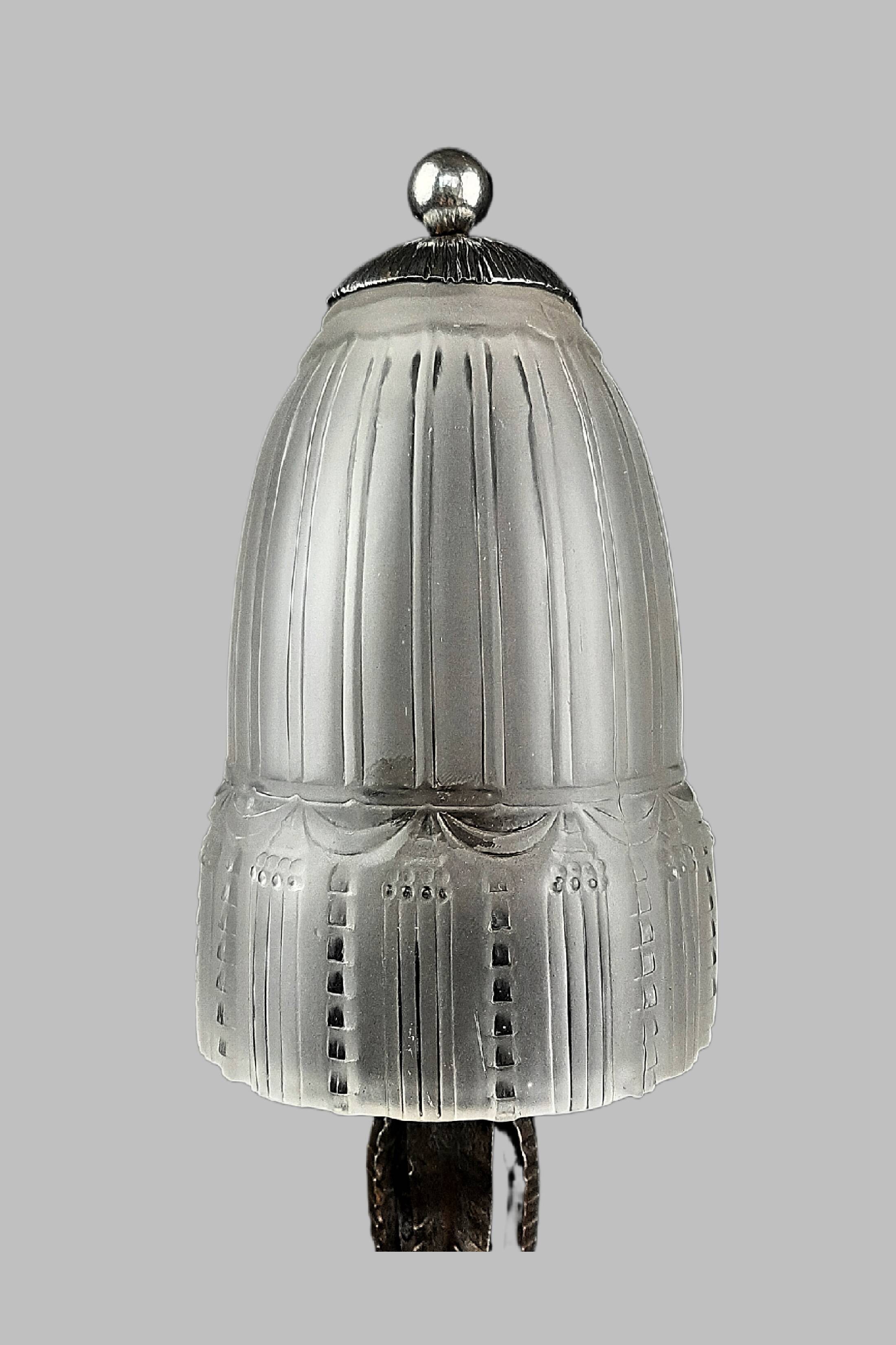 Muller freres art deco lamp