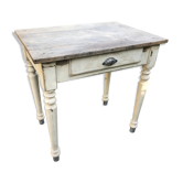 Ancient small farm kitchen table 1940