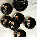 Set of 6 coasters & their support, Spain circa 1960