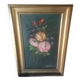 Peinture à l'huile bouquet de fleurs