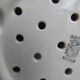 Digoin white earthenware strawberry drain plate - circa 1950 - Vintage