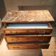 Louis XVI style chest of drawers with marble top