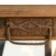 Wooden showcase with 2 drawers