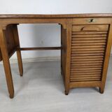 Oak industrial desk, 1930s