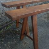 Pair of 183 cm farmhouse benches