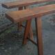 Paire de bancs de ferme 183 cm