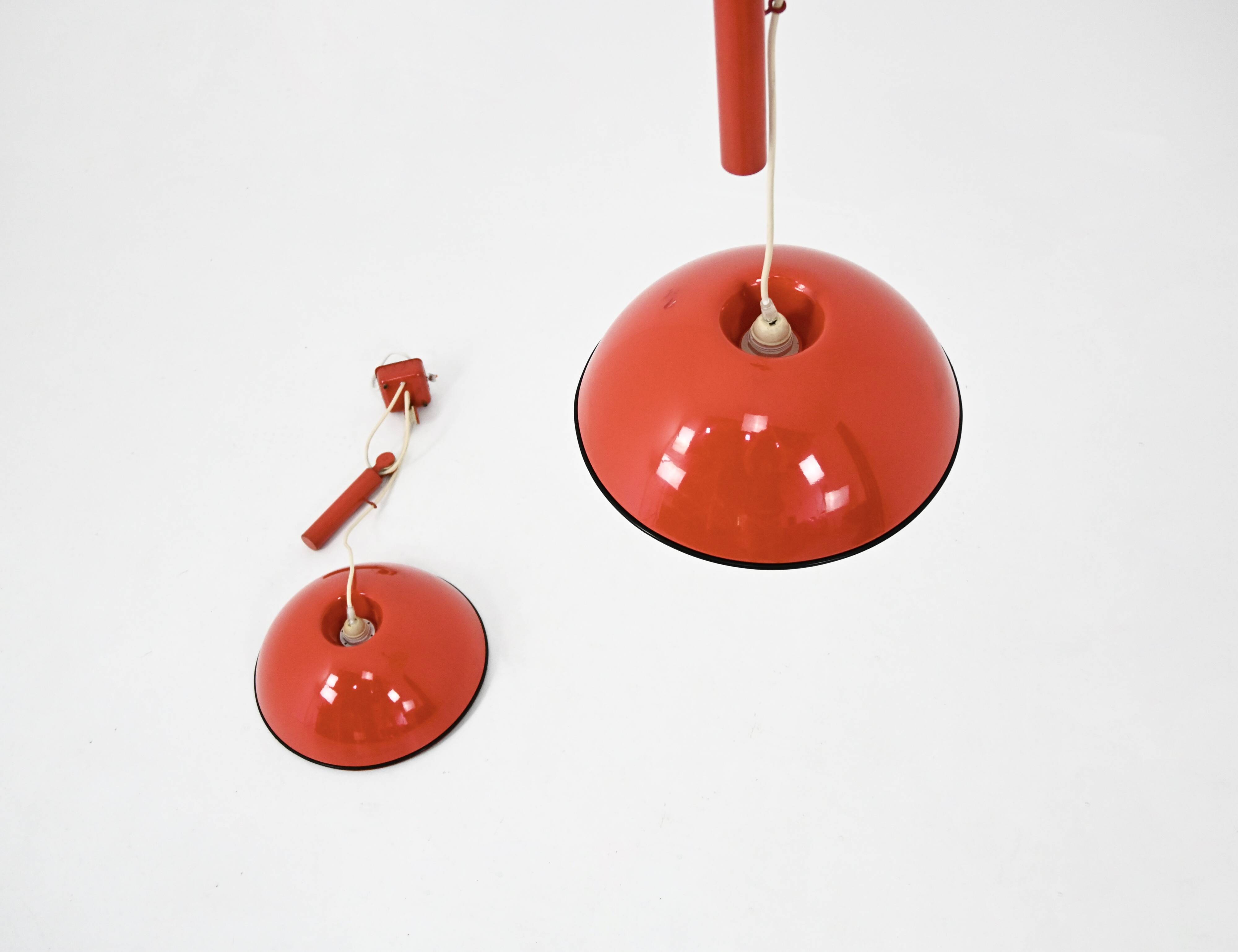 2 Suspensions Relemme by Achille Castiglioni for Flos, 1970s,