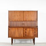 Midcentury Danish desk/bookcase/Secretaire in stunning teak.