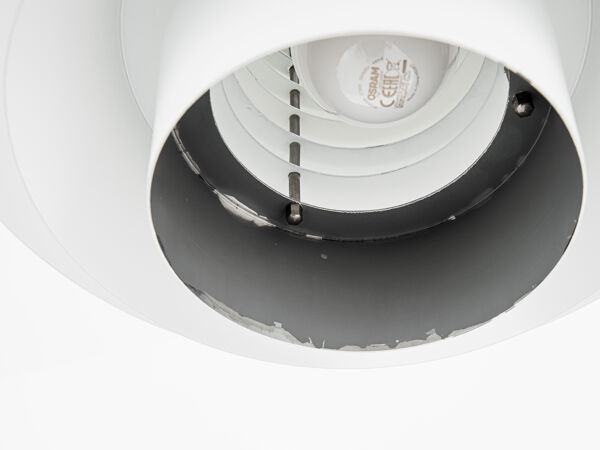 Suspension Verona blanc moyen par Svend Middelboe pour Nordisk Solar