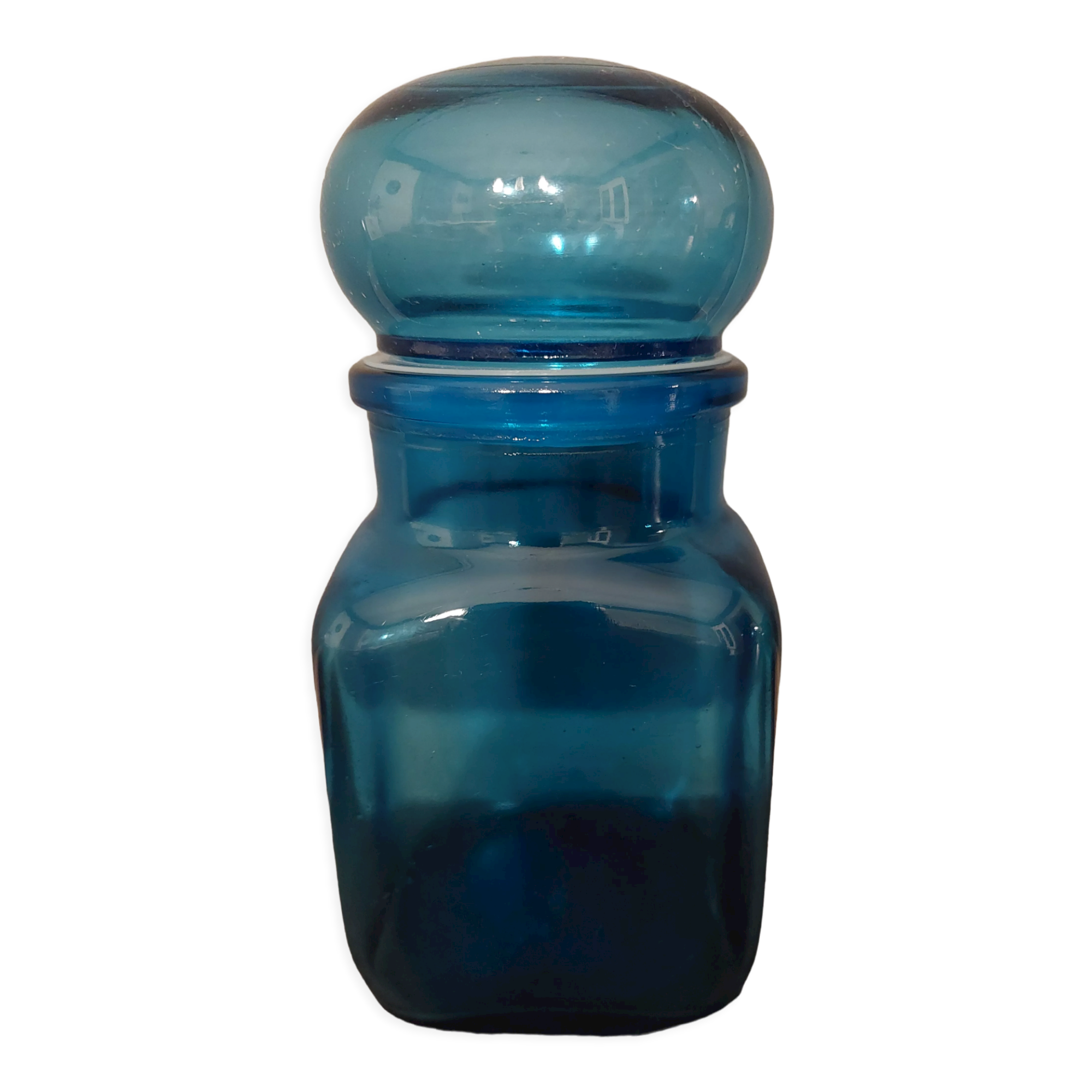 Old jar Jar Blue Kitchen Jars dash year 70.