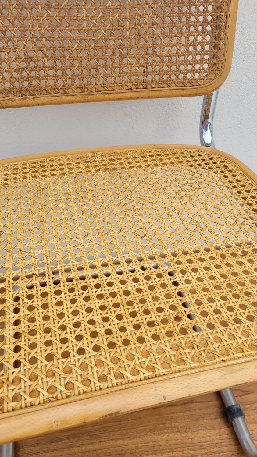 Marcel Breuer chair model B32 in canning