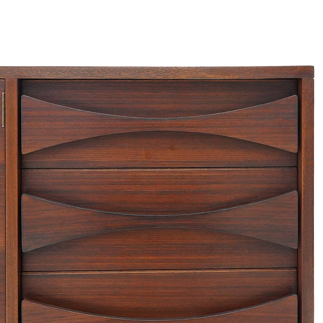 Mahogany sideboard with drawers, 1950s