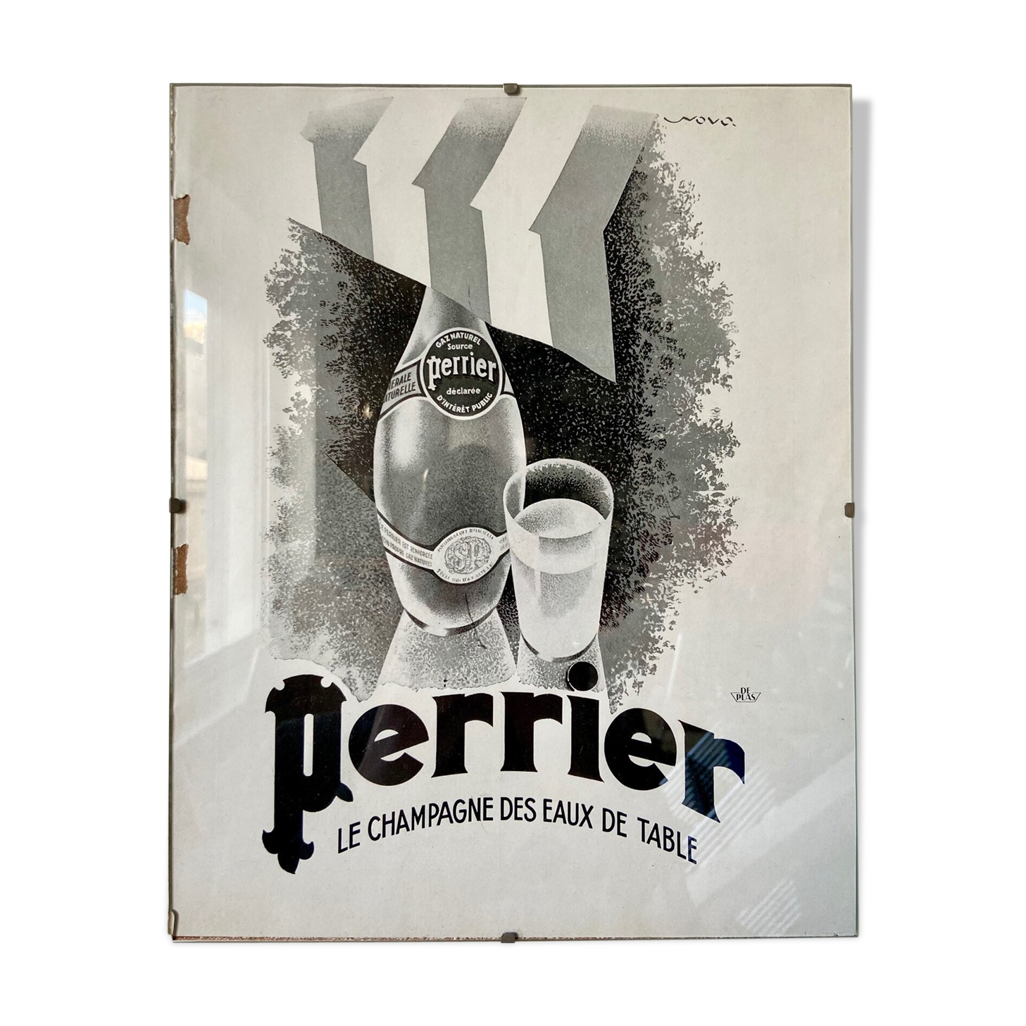 Perrier advertising poster