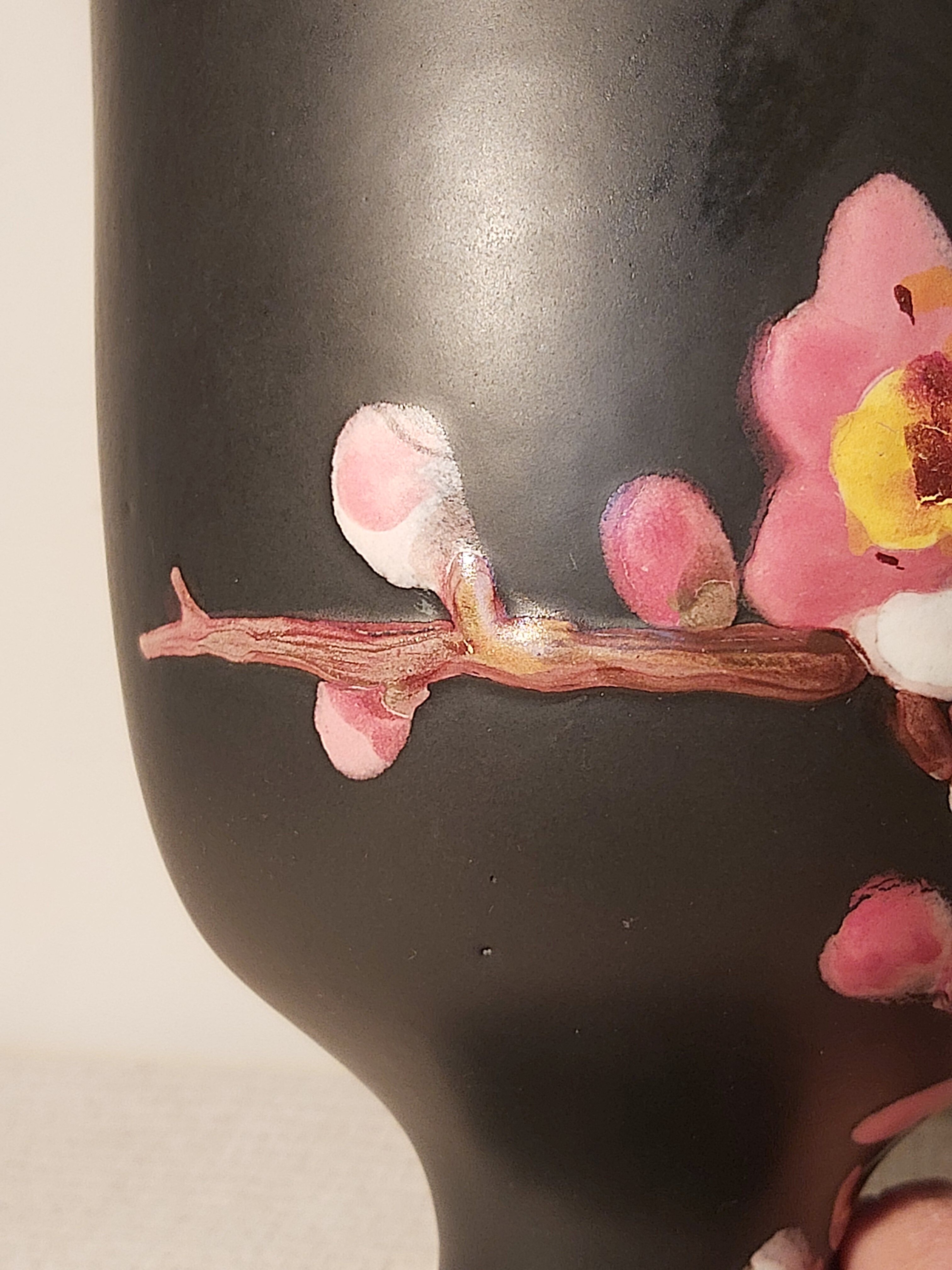 Ceramic vase by Giraud Vallauris 60s