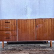 Vintage teak row from the 1960s