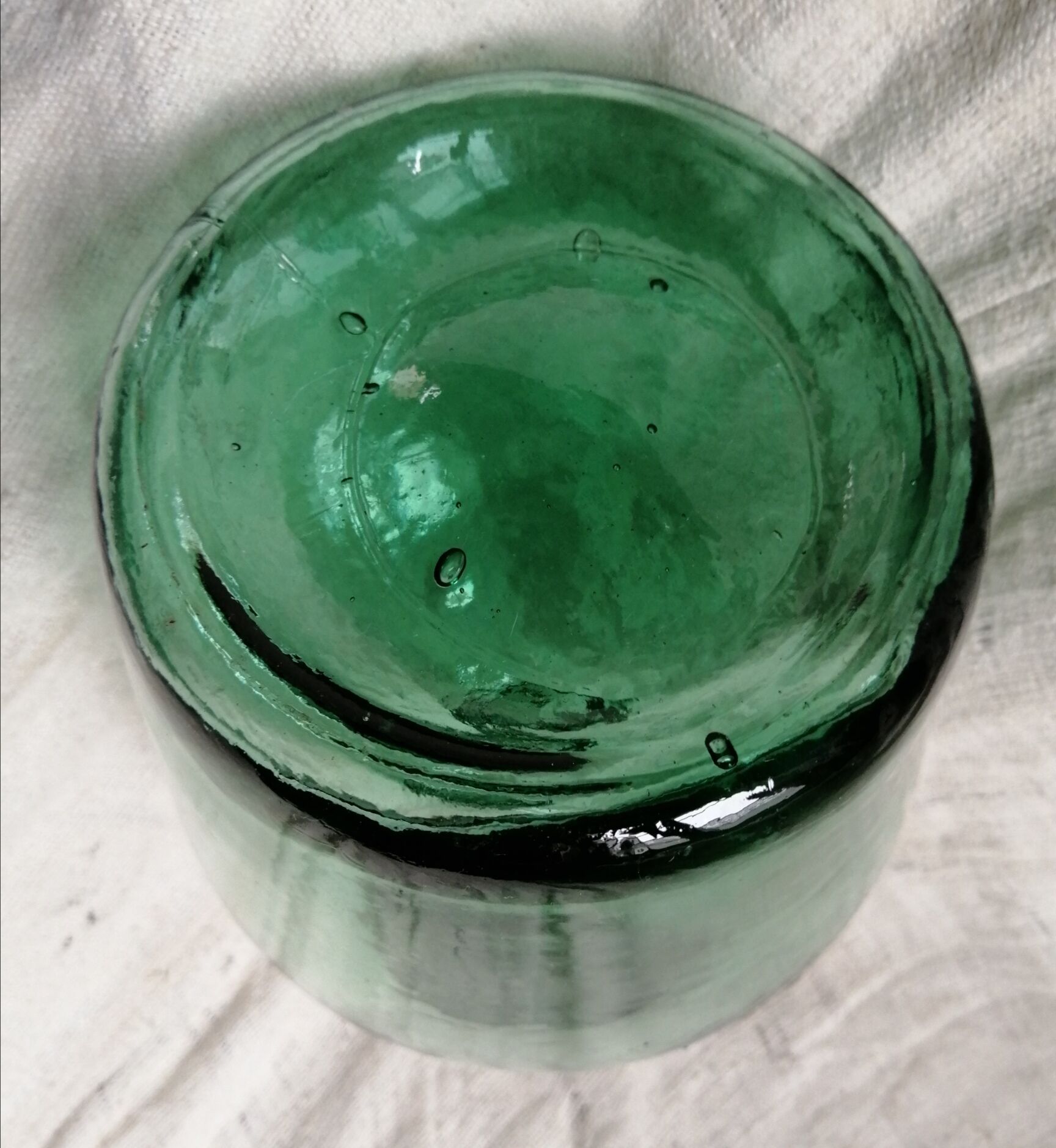 Green demijohn candy