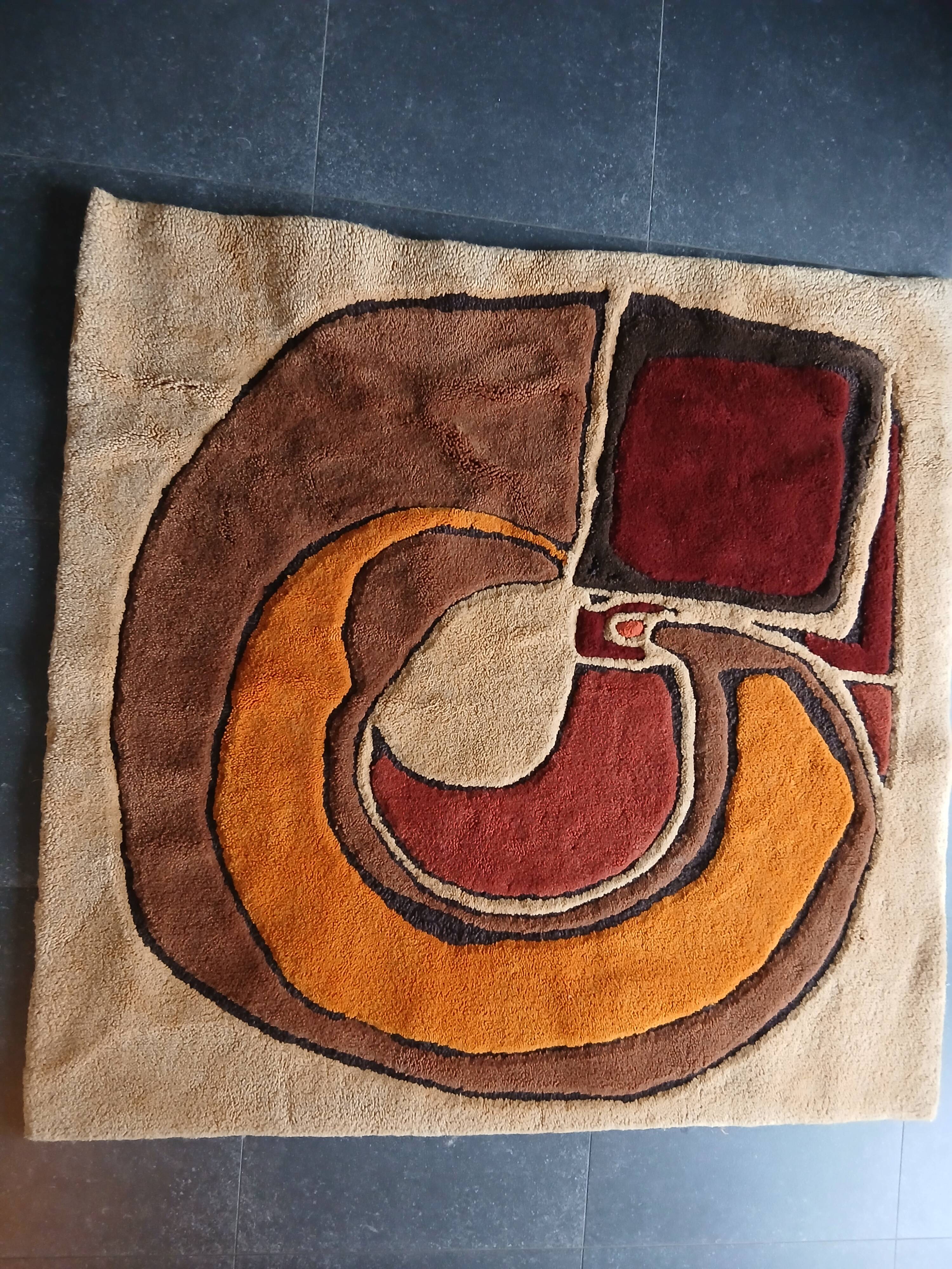 Vintage carpet desso 156cm x 159cm