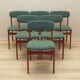 Set of six teak chairs, Danish design,  N. & K. Bundgaard Rasmussen