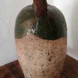 Cruche a huile ancienne vernissée XIX ème
