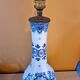 Royal Delft - Mosa Delft by Louis Regout (1832-1905) - Ceramic baluster lamp - 19th century