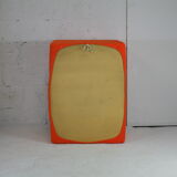 Armchair "space age" foam and orange jersey. Circa 1970