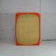 Armchair "space age" foam and orange jersey. Circa 1970