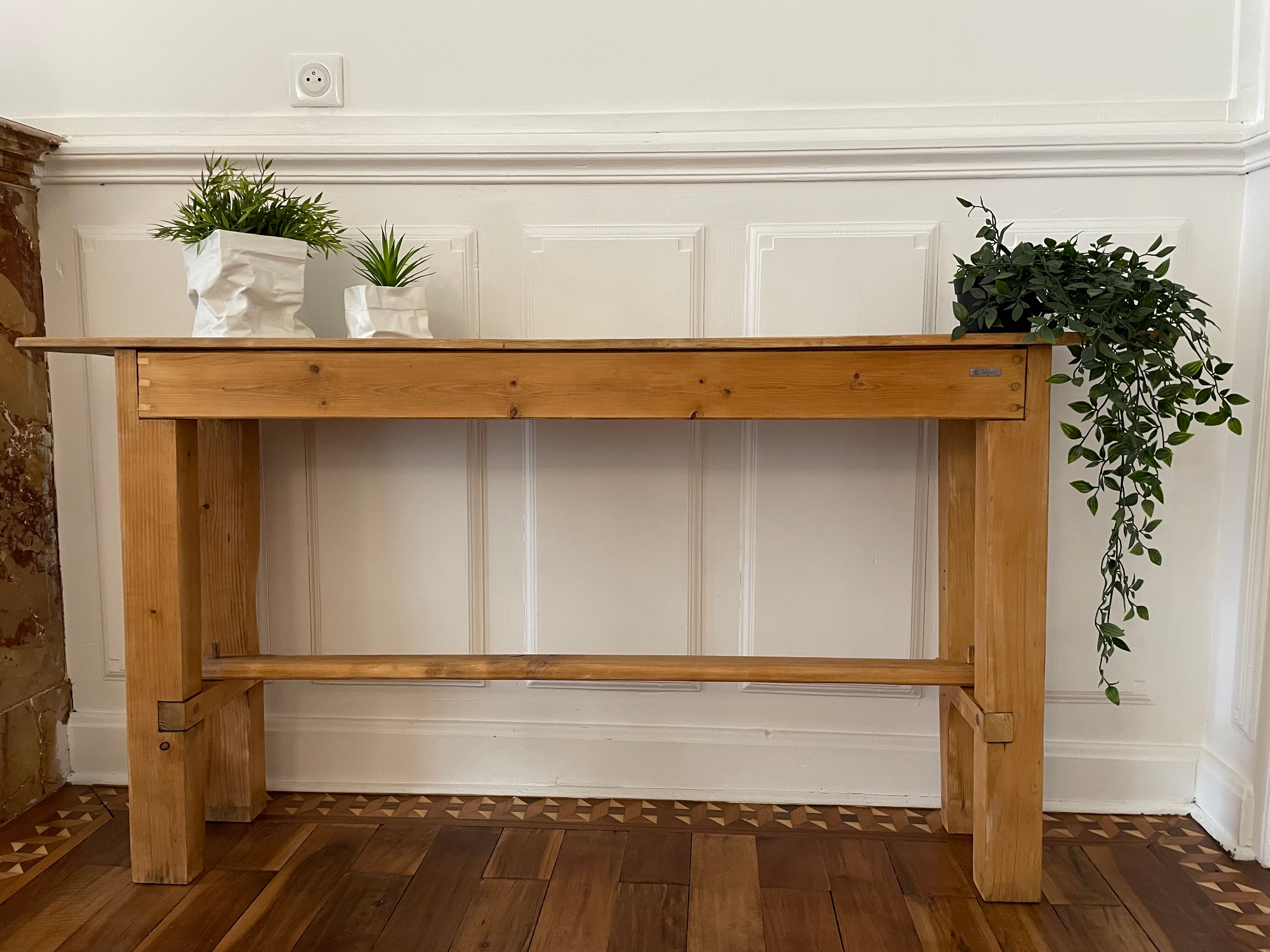 Wooden console