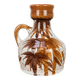 West Germany palm tree vase, vintage ceramic
