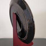 Vintage Dauphiné dish in glazed terracotta Gaetana Vines decor