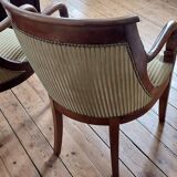 Pair of armchairs style Empire period 19th century