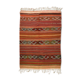 Anatolian handmade kilim rug 200 cm x 136 cm