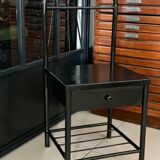 Vintage boarding school bedside table