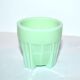 Egg cup – Art Deco cup in light green opaline glass