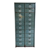 Clamshell furniture / Industrial metal furniture with two Strafor columns