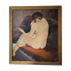 Large Nude Oil Painting on Canvas by Charles Melikoff - XX Century Art - Belgium