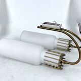 Mid-Century Modern set of three sconces in Arredoluce style. Italy 1950s