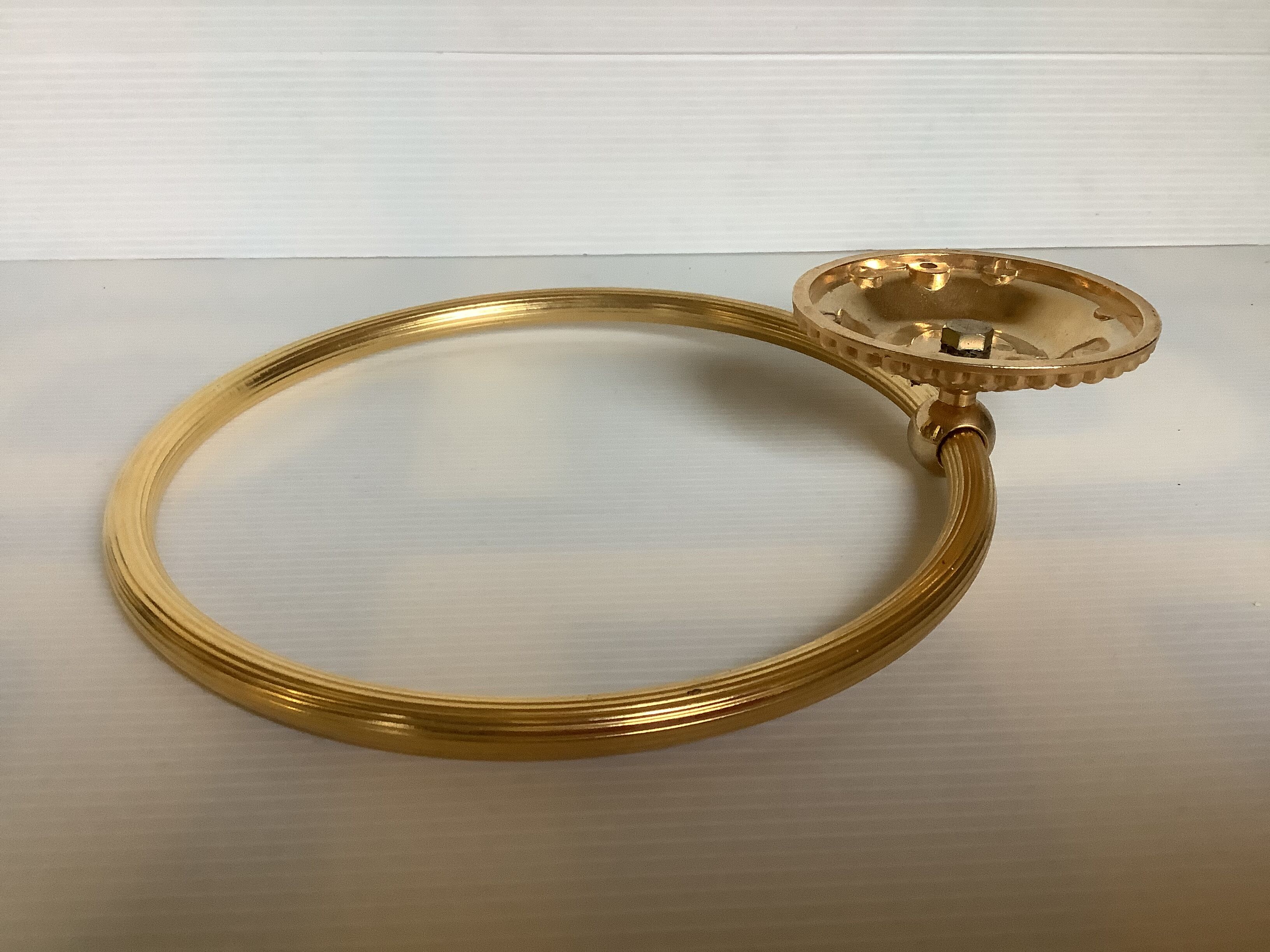Brass towel rack made in France
