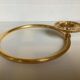 Brass towel rack made in France