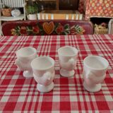 4 coquetiers opaline hen