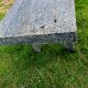 Old garden furniture in vintage stone