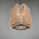 Vintage Chrome and Glass Chandelier by Kamenický Šenov, 1960's