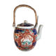 Théière japonaise porcelaine oiseaux à décor floral