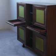 Angelo Mangiarotti for Sorgente dei Mobili | Mahogany cabinet, Italy, 1960s