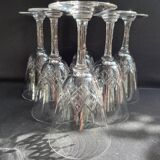 6 water glasses – Cristallerie de Nancy (1920-1934)