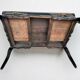 Louis XV Style Flat Desk Black Lacquered 19th Century